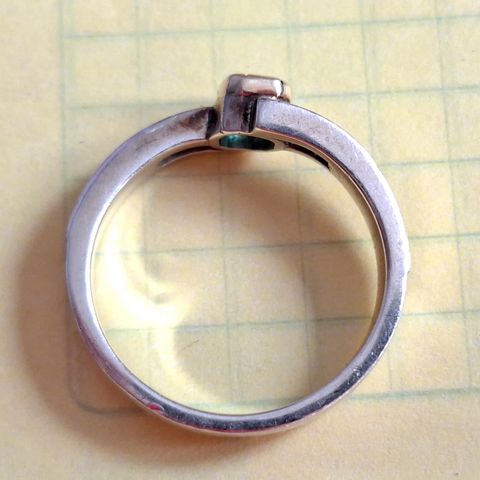 Anillo en Oro 18k y Plata Ley 925